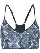 The Upside Ethnic Print Sports Top - Blue