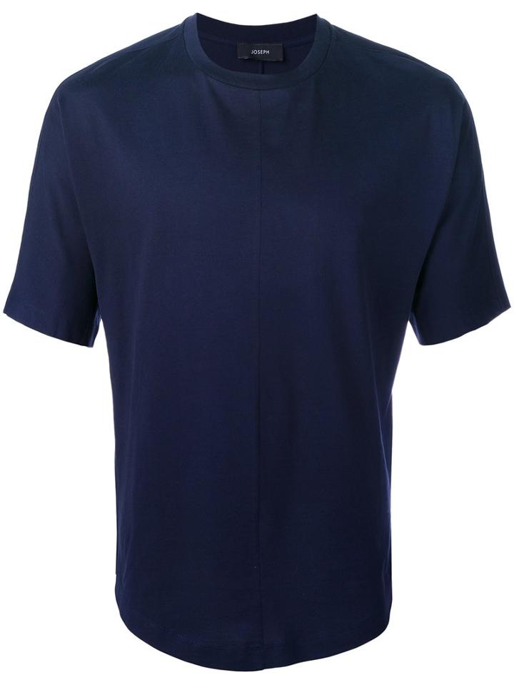 Joseph - Crew-neck T-shirt - Men - Cotton - L, Blue, Cotton