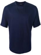 Joseph - Crew-neck T-shirt - Men - Cotton - L, Blue, Cotton