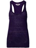 Isabel Marant Étoile U-neck Fitted Top - Purple