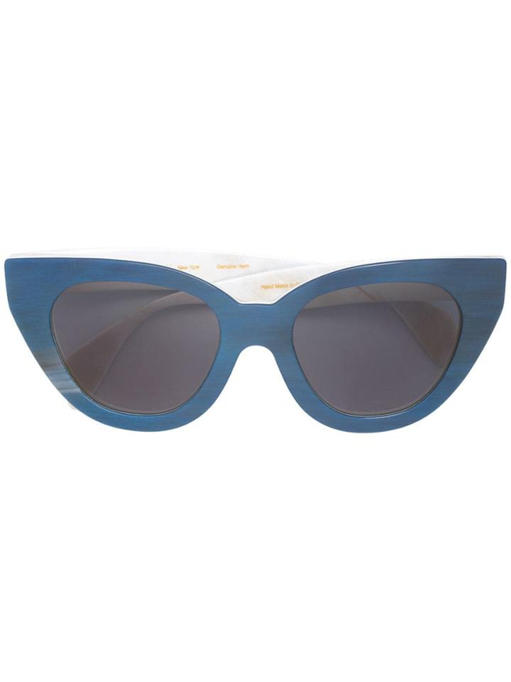 Oscar De La Renta Holly Sunglasses - Blue