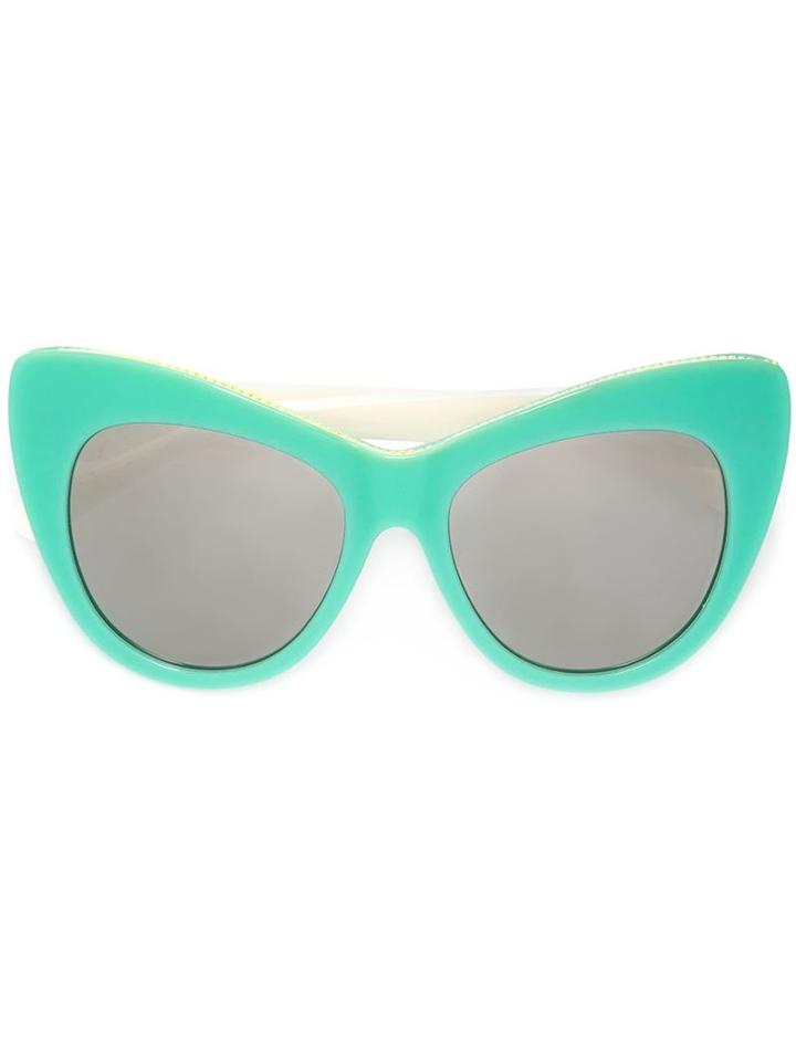 Stella Mccartney Kids - Cat Eye Sunglasses - Kids - Acetate/metal (other) - One Size, Green