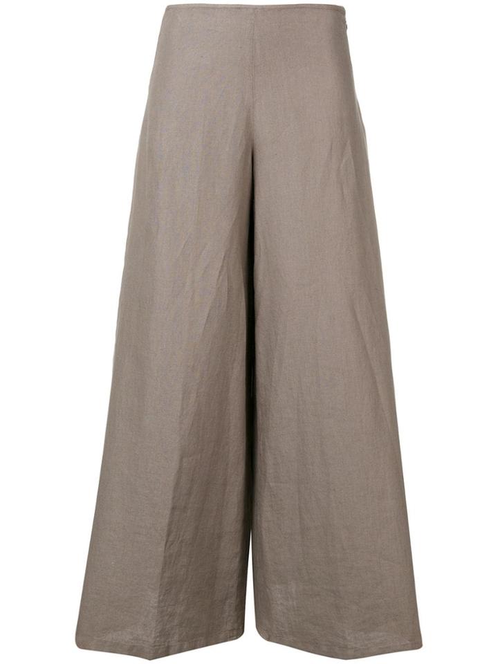 Stefano Mortari Super Flared Trousers - Neutrals