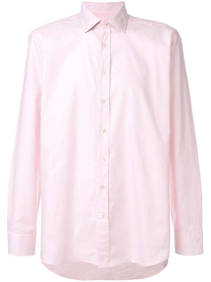 Etro Straight Fit Shirt - Pink & Purple