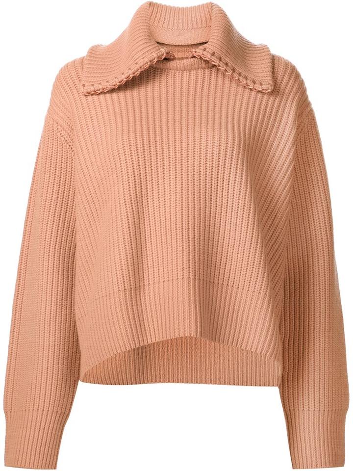 Edun Chunky Knitted Pullover, Women's, Size: Xs, Pink/purple, Wool/merino
