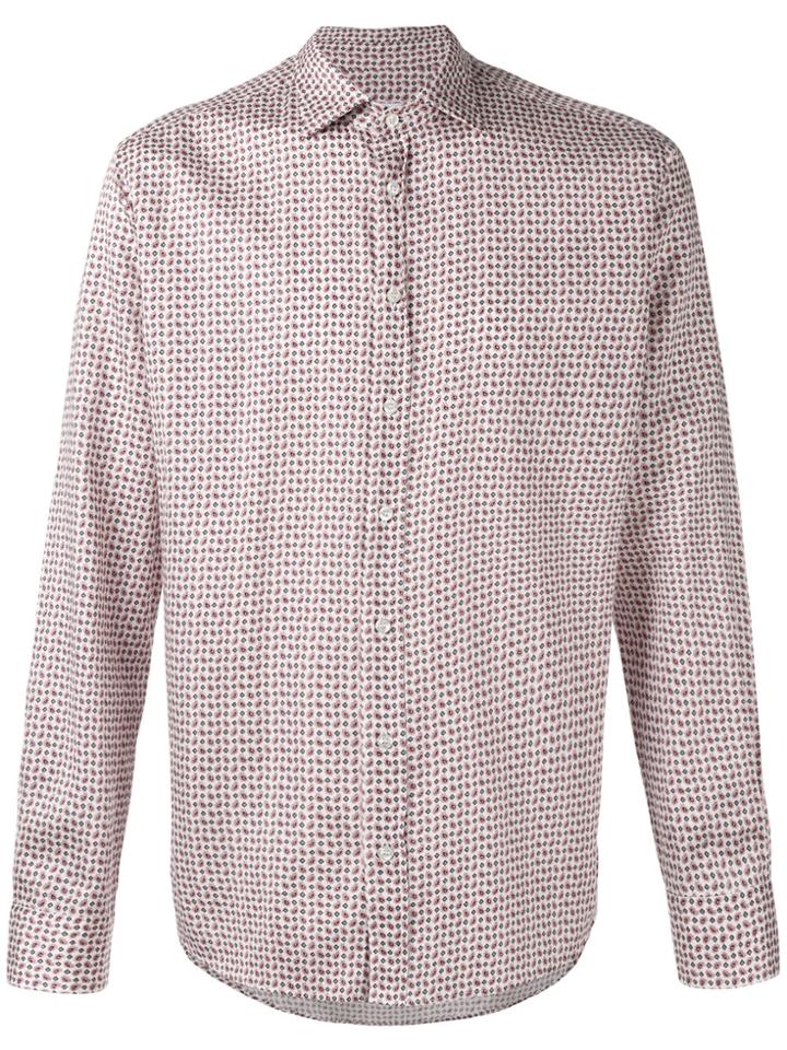 Etro Geometric Dot Print Shirt - Red