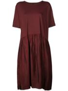 Uma Wang Loose Fit Midi Dress - Red