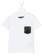 Hydrogen Kids Palm Print Pocket T-shirt, Toddler Boy's, Size: 4 Yrs, White