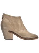 Del Carlo Chunky Mid-heel Ankle Boots - Metallic