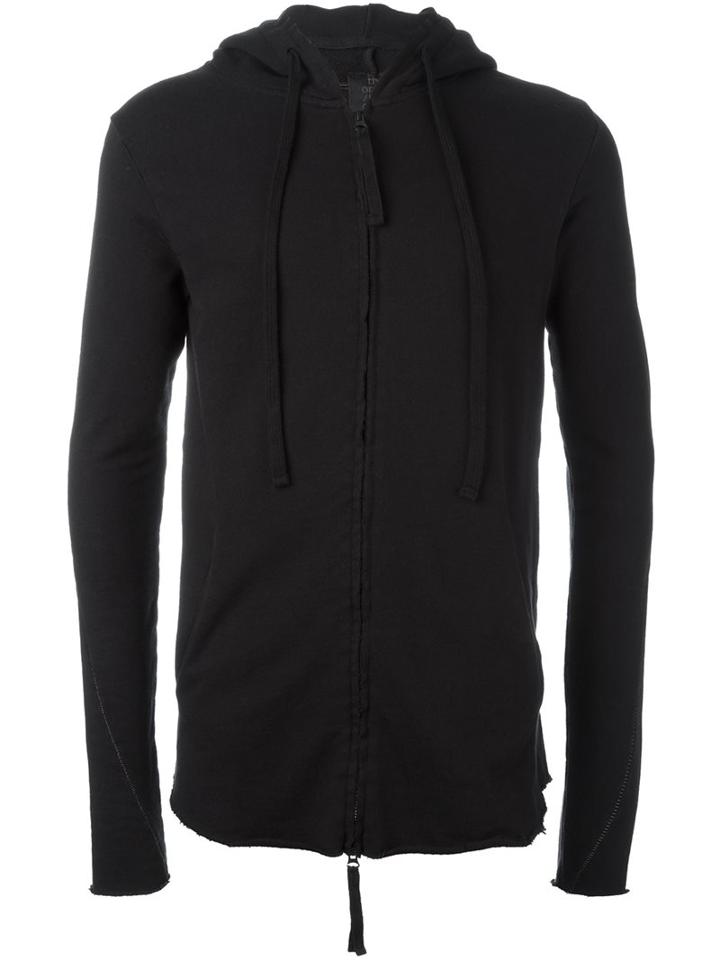 Thom Krom Zip Hoodie, Men's, Size: Xl, Black, Cotton