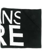 Versace Jeans Couture Knit Scarf - Black