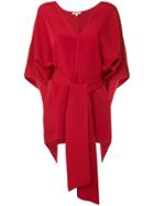 Layeur Tie Fastening Blouse - Red