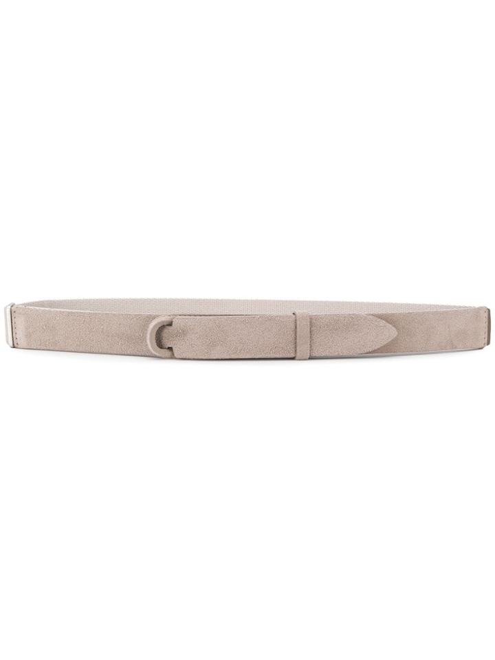 Orciani No-buckle Belt - Neutrals