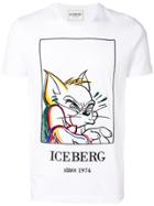 Iceberg Cartoon T-shirtround N - White