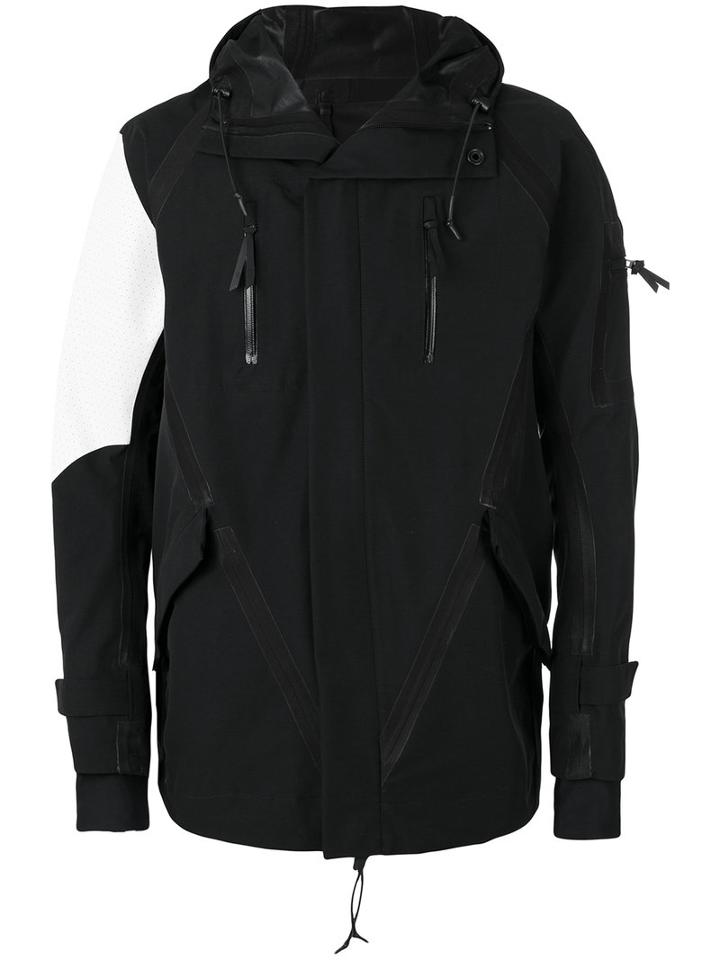 11 By Boris Bidjan Saberi - Graphic Print Jacket - Men - Polyester/cotton/nylon - L, Black, Polyester/cotton/nylon