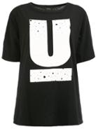 Undercover Logo Print T-shirt, Women's, Black, Cotton