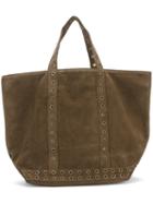 Vanessa Bruno Eyelet Trim Tote, Women's, Green