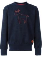 Vivienne Westwood Man Deer Sweatshirt, Men's, Size: Medium, Blue, Cotton