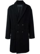Route Des Garden Single Breasted Coat, Men's, Size: 48, Black, Wool/viscose