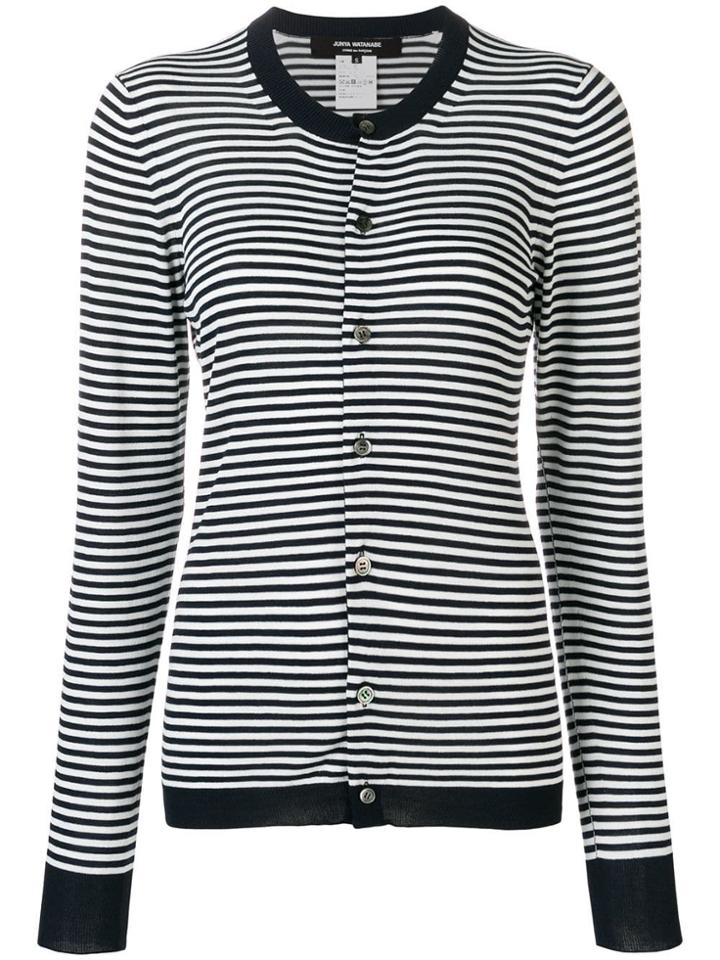 Junya Watanabe Striped Cardigan - Blue