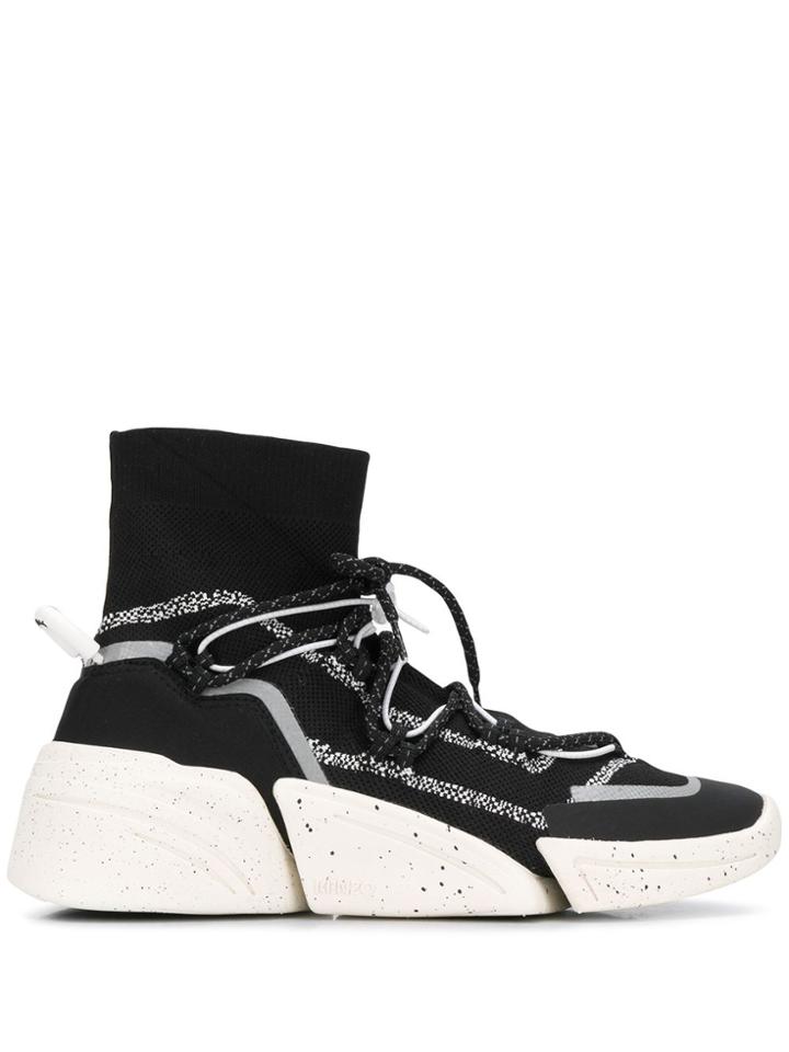 Kenzo K-sock High-top Sneakers - Black