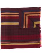 Paul Smith Multi-print Scarf - Red