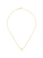 Chanel Pre-owned 1982 Interlocking Cc Necklace - Gold