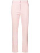 Tory Burch Mid-rise Tailored Trousers - Pink & Purple