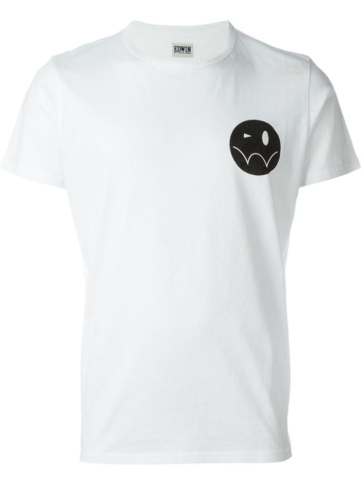 Edwin Smiley Print T-shirt