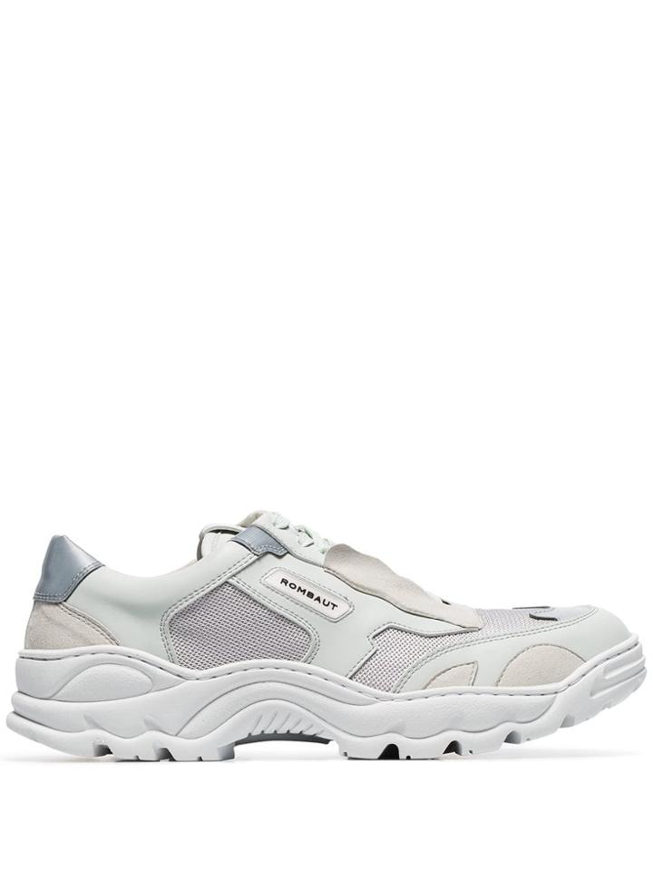 Rombaut White Boccaccio Leather Low-top Sneakers