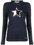 Bella Freud Star Knitted Sweater - Blue
