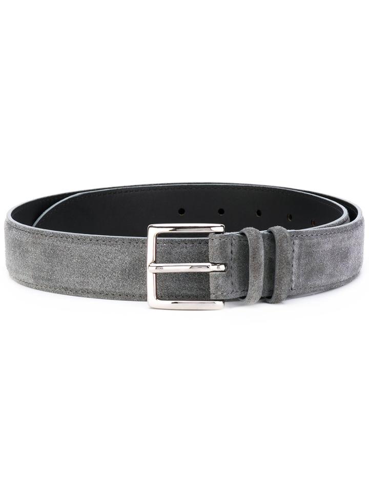 Orciani - Buckled Belt - Men - Leather - 100, Grey, Leather