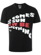 The Beatles X Comme Des Garçons Here Comes Print T-shirt - Black