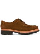 Grenson Lace Up Derby Shoes - Brown