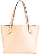 Hogan Large Tote Bag, Women's, Nude/neutrals, Leather