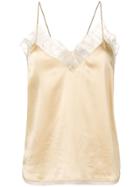 Iro Lace Trim Vest Top - Gold