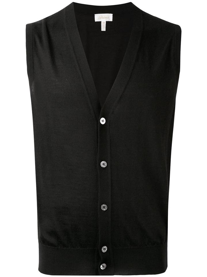 Brioni Buttoned Vest - Black