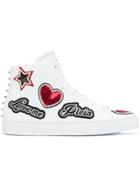 Philipp Plein Patch Hi Tops - White