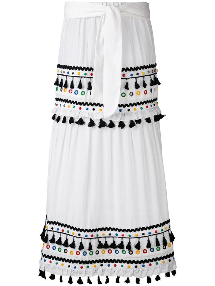 Dodo Bar Or - 'atalita' Skirt - Women - Cotton - M, White, Cotton