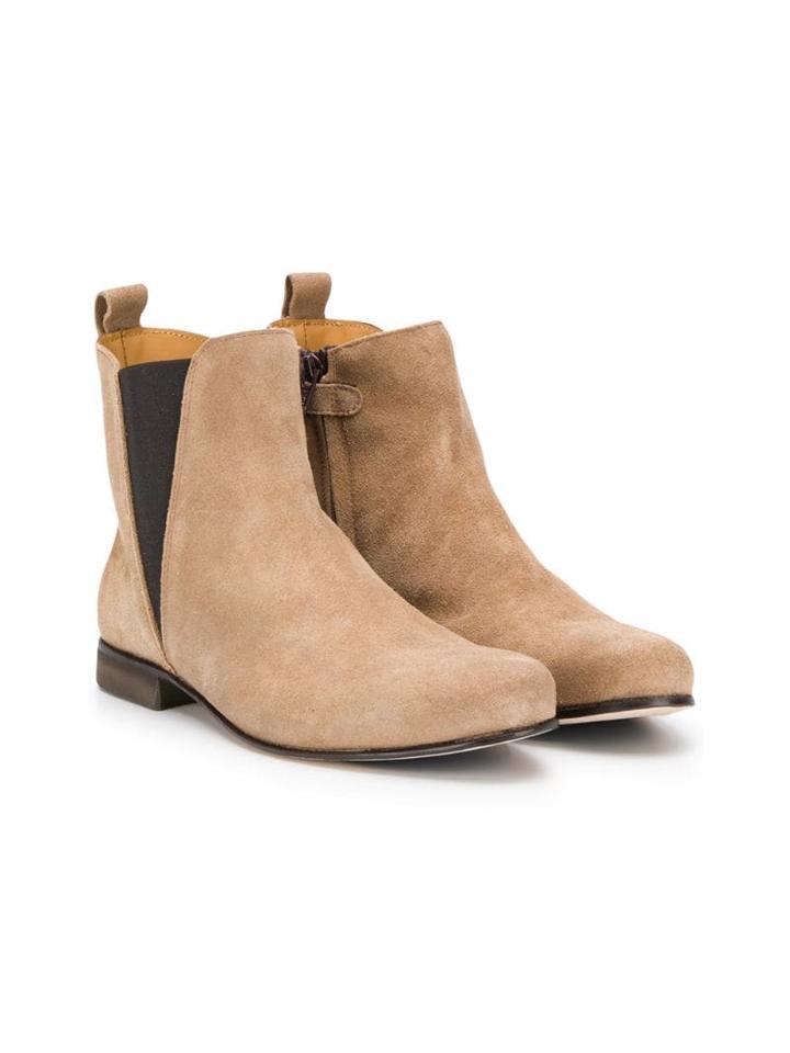 Gallucci Kids Teen Almond Toe Boots - Neutrals