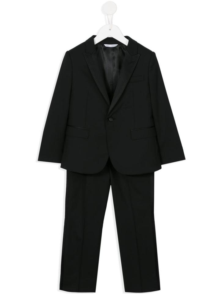 Dolce & Gabbana Kids Tuxedo Two-piece Suit, Boy's, Size: 10 Yrs, Black