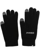 Gosha Rubchinskiy Gosha Rubchinskiy X Adidas Knitted Gloves - Black