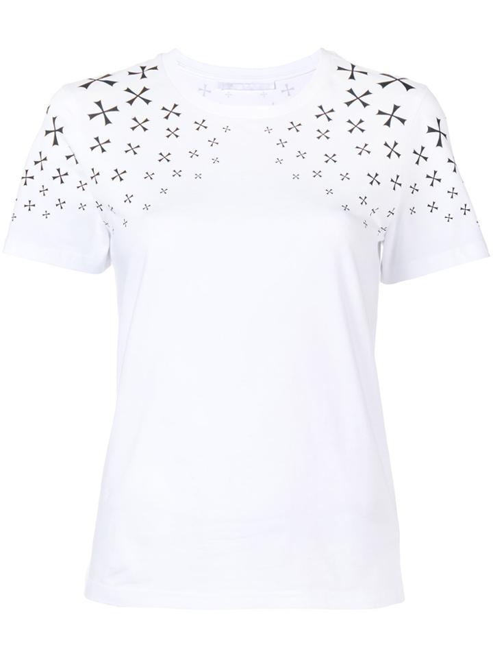 Neil Barrett Military Star Print T-shirt - White