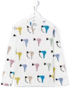 10x10 An Italian Theory Kids Hair Dryer Print T-shirt