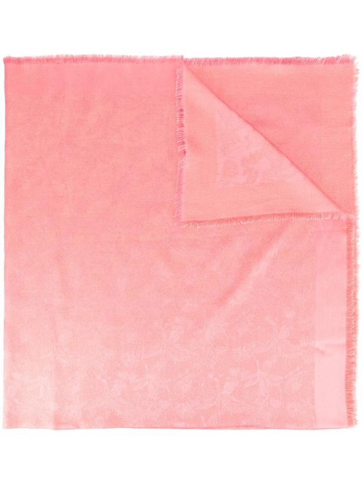 Shanghai Tang Bird Pattern Shawl - Pink