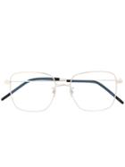 Saint Laurent Eyewear Sl314 Square-frame Glasses - Silver