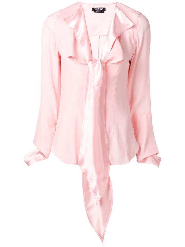 Calvin Klein 205w39nyc Pussy Bow Blouse - Pink