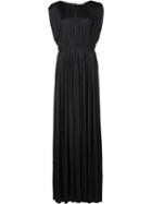 Ulla Johnson Small Pleated Shift Dress, Women's, Size: 8, Black, Polyester