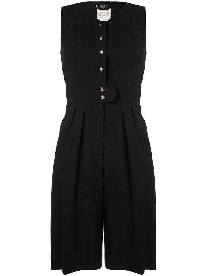 Chanel Vintage Sleeveless Playsuit - Black