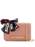 Love Moschino Logo Shoulder Bag - Pink
